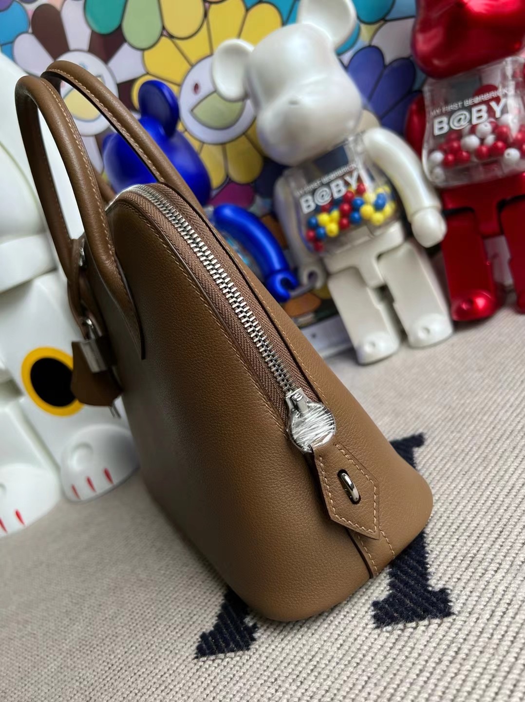 Malaysia Hermès Bolide 25 Evercolor D0 beige de weimer拼4B Biscuit PHW