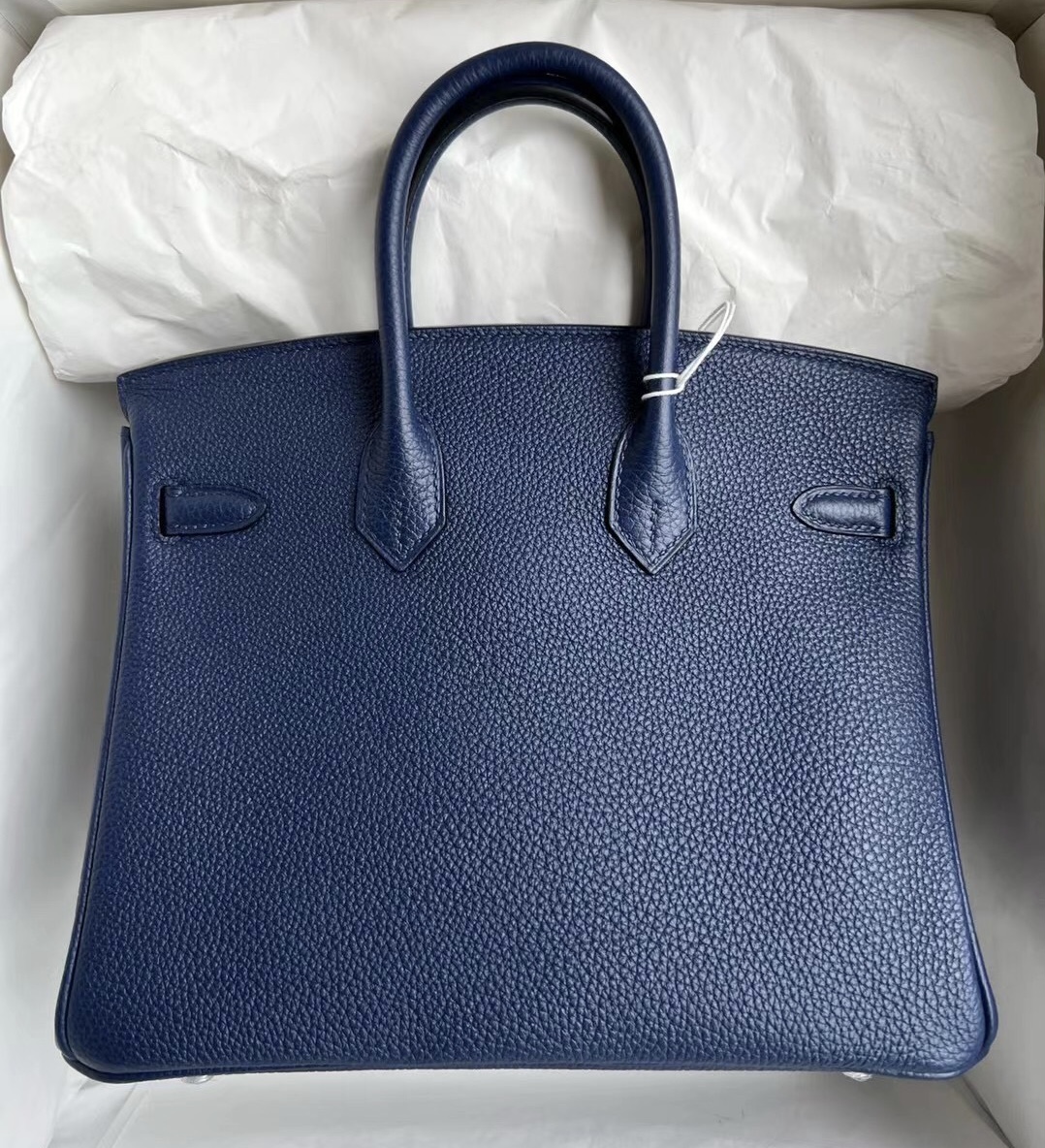 馬來西亞愛馬仕鉑金包25價格 Hermès Birkin 25 Togo 73 Bleu Saphir Stamp U