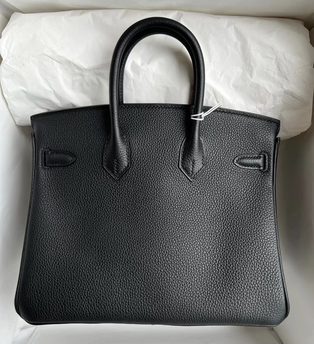 新加坡愛馬仕鉑金包25價格 Hermès Birkin 25 黑色 89 Noir Togo 玫瑰金扣 Stamp U