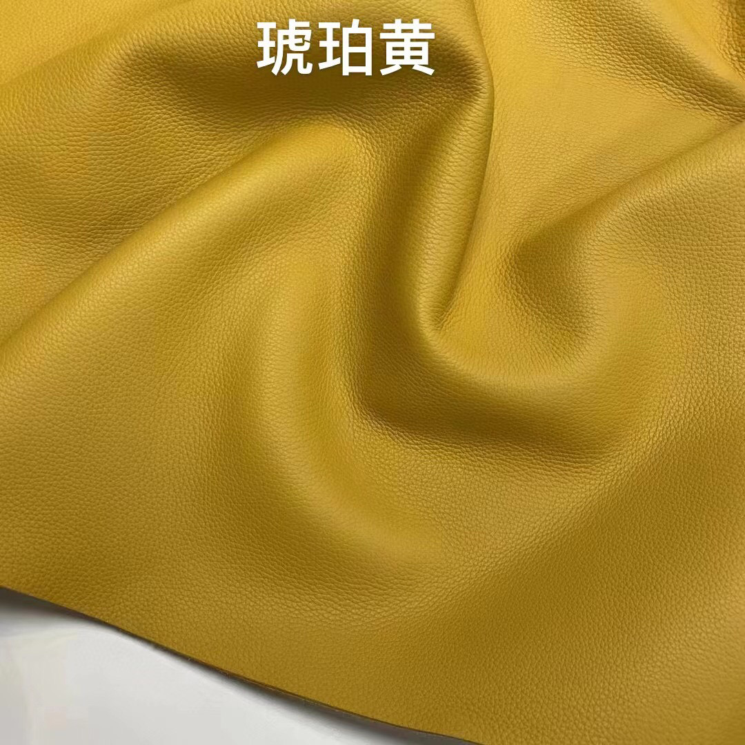 愛馬仕皮革種類大全 Hermes 9D Jaune Ambe 琥珀黃 taurillon Clemence