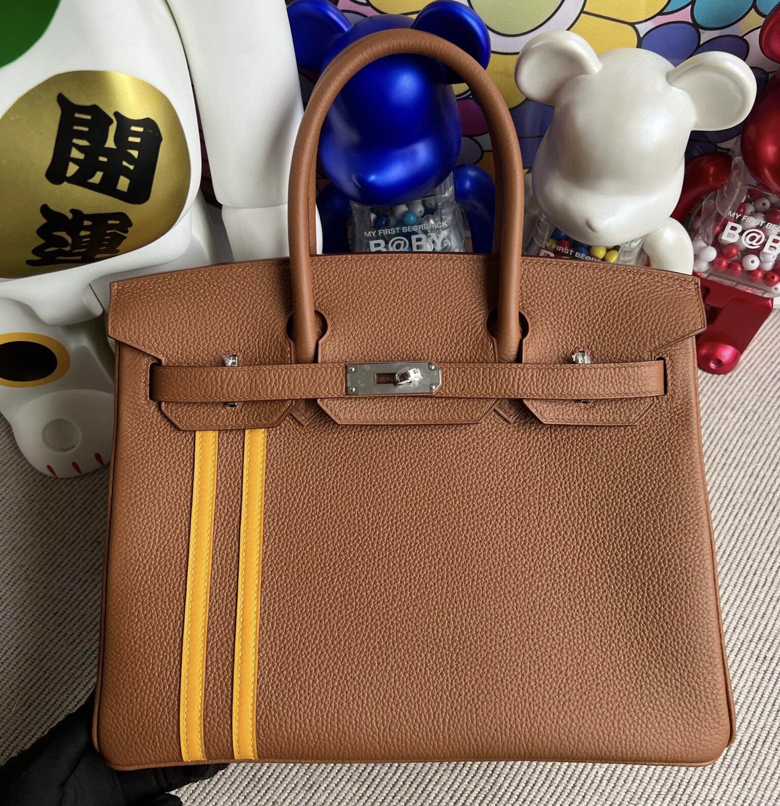 Singapore Hermès Birkin 30 Togo 37 Gold 雙杠 9D Jaune Ambe 琥珀黃 銀扣