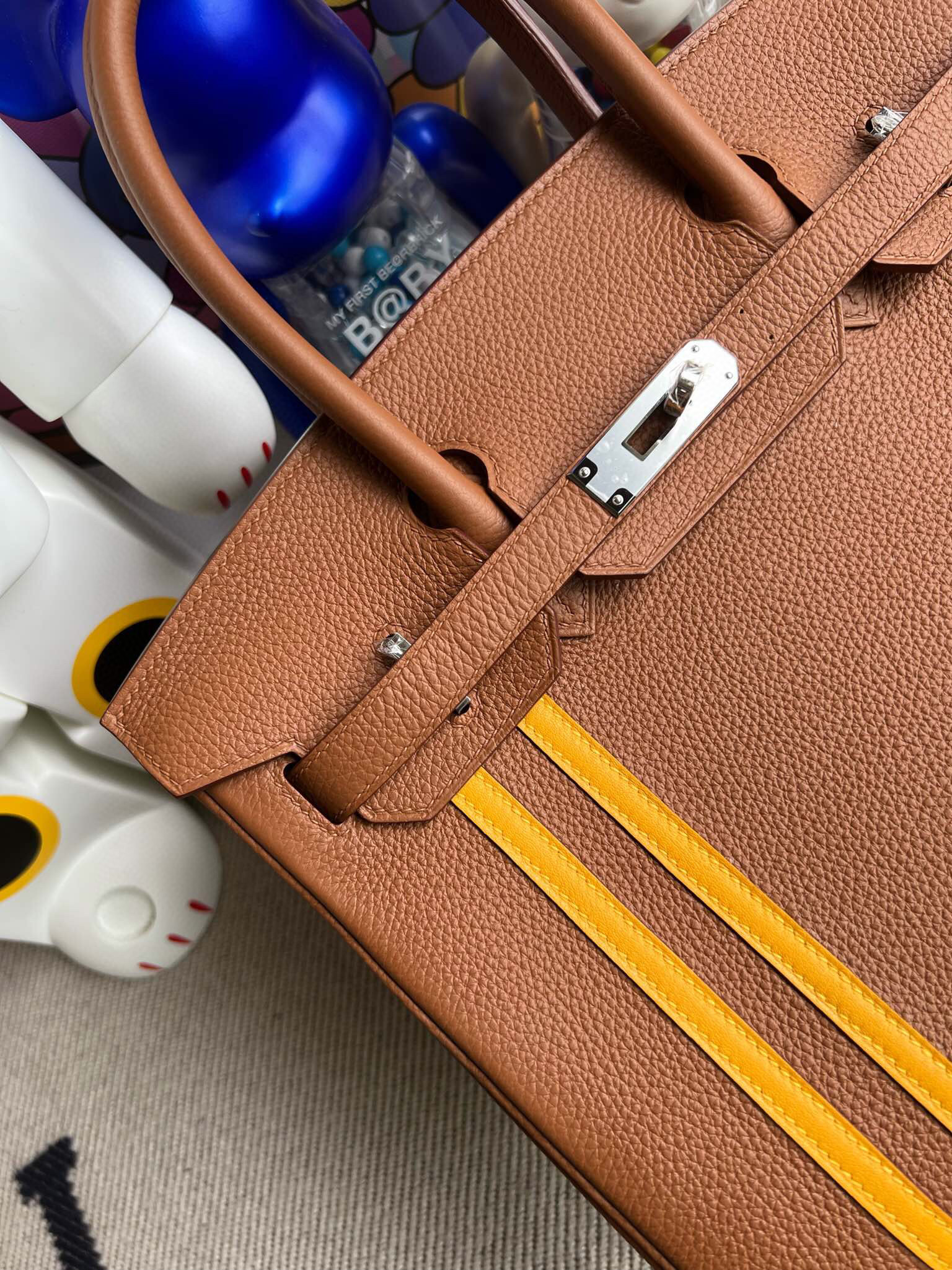 Singapore Hermès Birkin 30 Togo 37 Gold 雙杠 9D Jaune Ambe 琥珀黃 銀扣