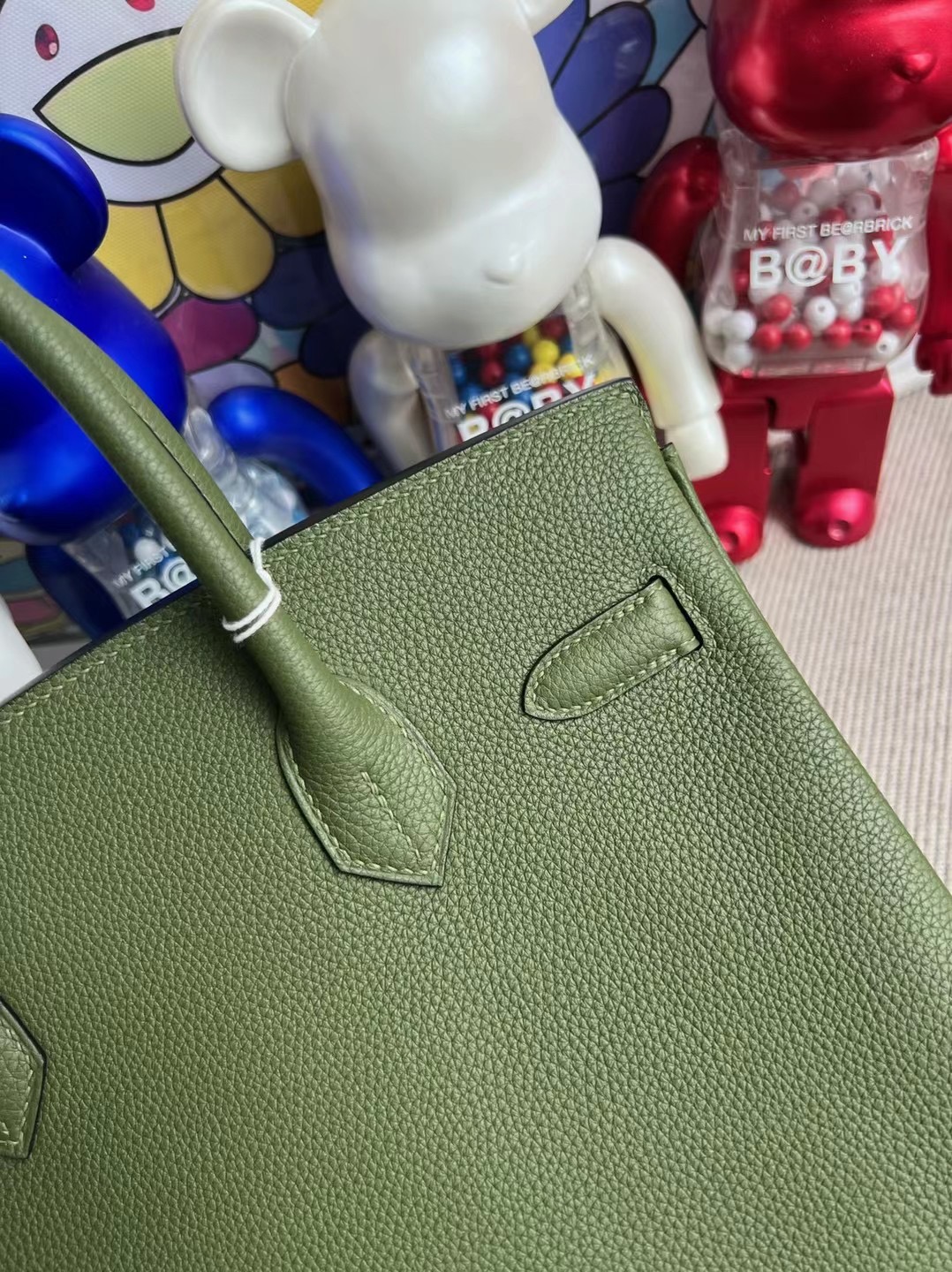 Hermes Birkin 30cm Togo V6 Cacncpee叢林綠 金扣 全手工蜜蠟線縫制