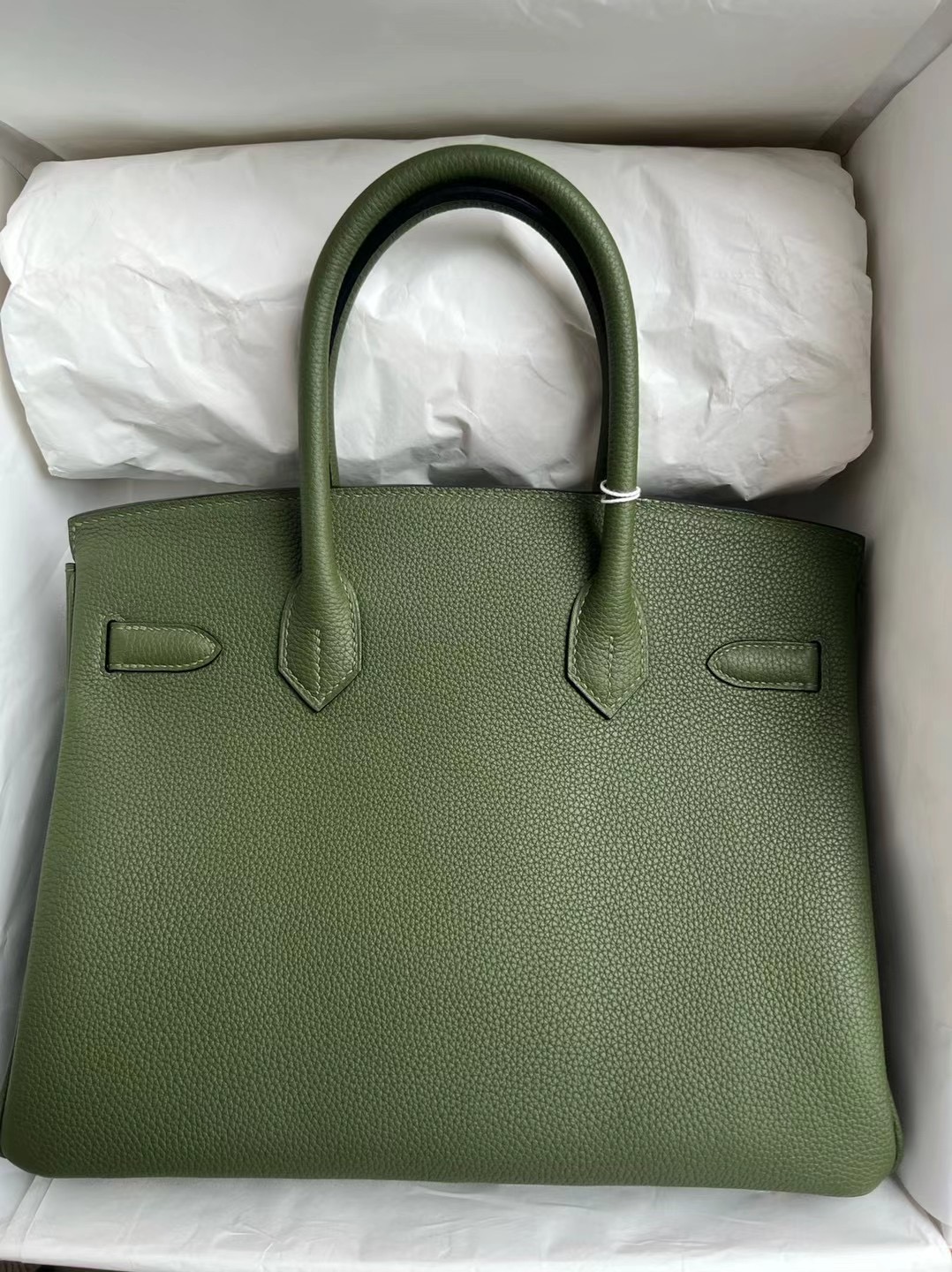 Hermes Birkin 30cm Togo V6 Cacncpee叢林綠 金扣 全手工蜜蠟線縫制