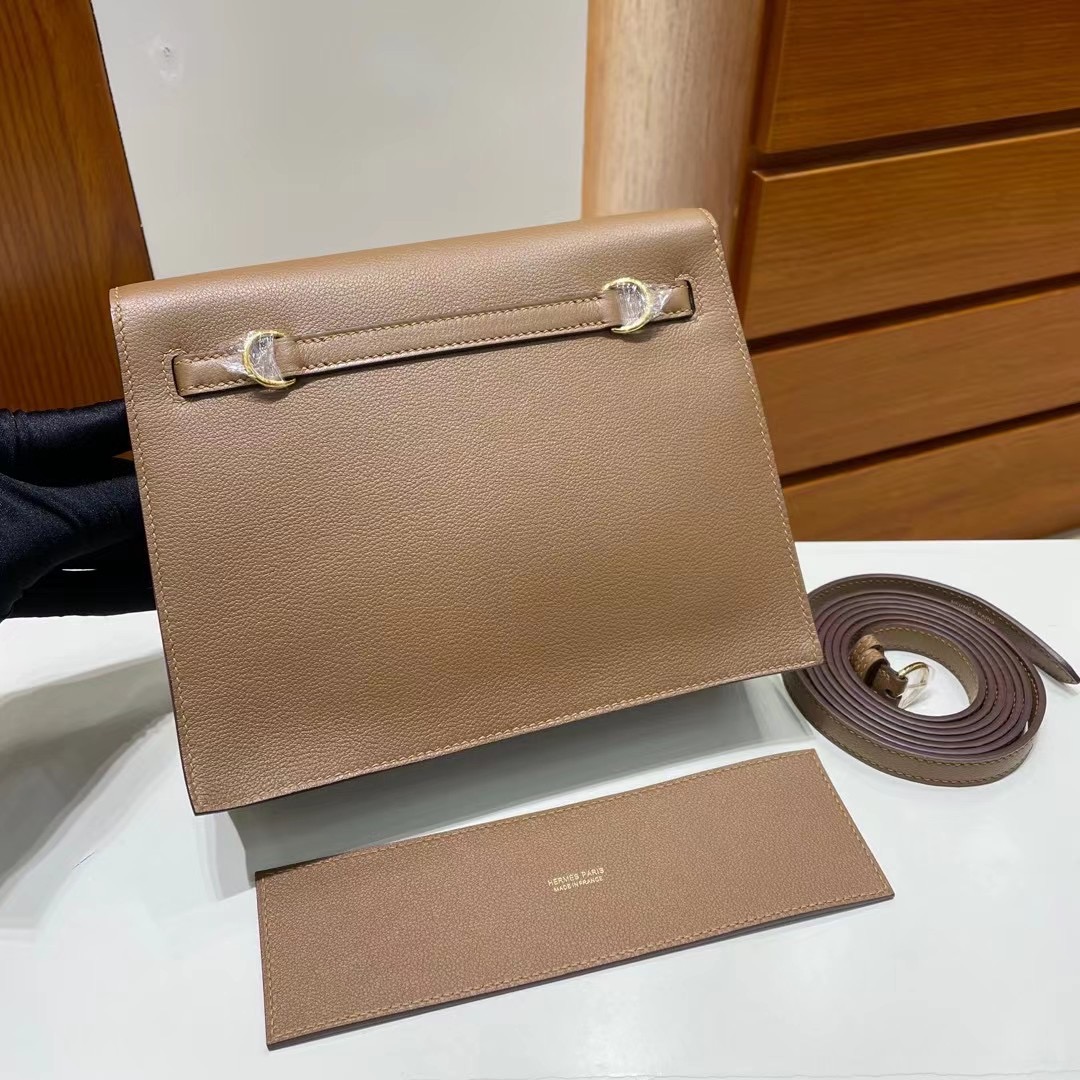 Indonesia Hermes Kelly Danse Evercolor D0 beige de weimer 威犬馬米色