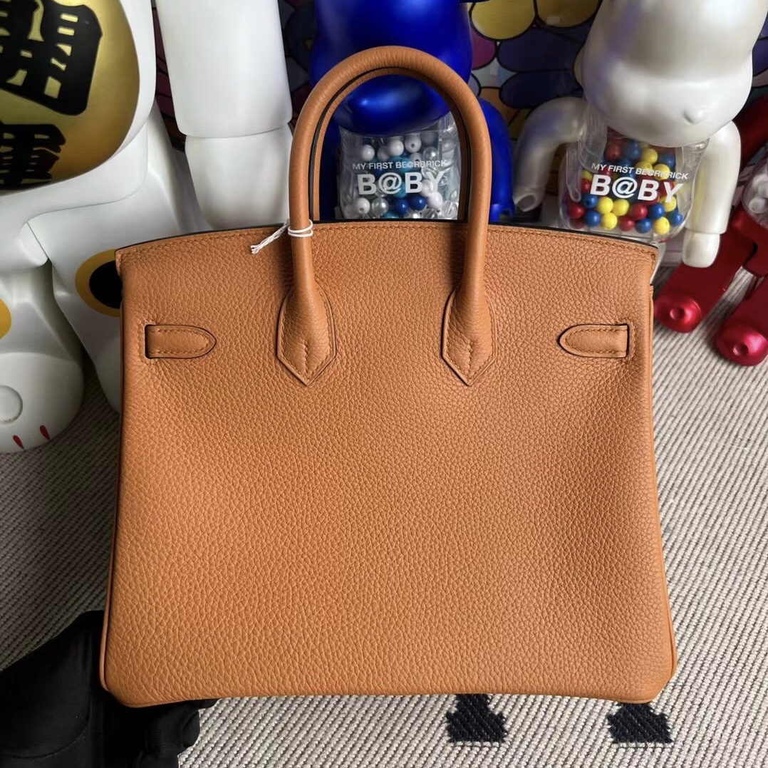 Singapore Hermès Birkin 25 Togo I9 Abricot 杏黃色內拼9R Lime 檸檬黃銀扣