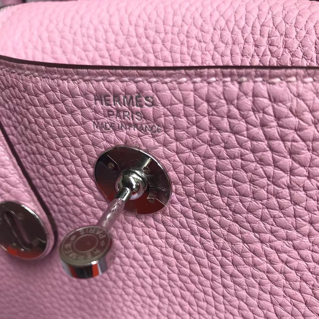 Hermès Lindy Mini Taurillon Clemence X9 Mauve Sylvestre 錦葵紫 銀扣