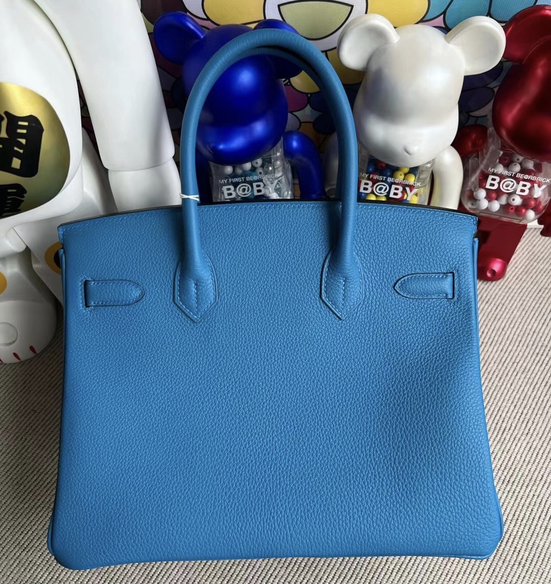 Singapore Hermès Bag price Birkin 30 Togo Bleu Zanzibar 坦桑尼亞藍 銀扣