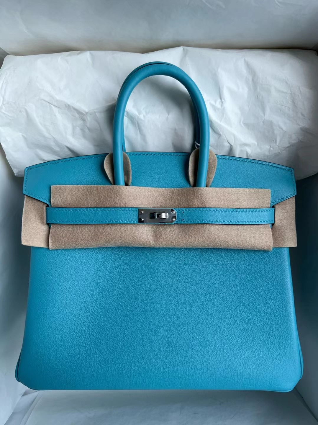 新加坡愛馬仕包包官網 Singapore Hermès Birkin 25 swift Bleu Du Nord 北方藍
