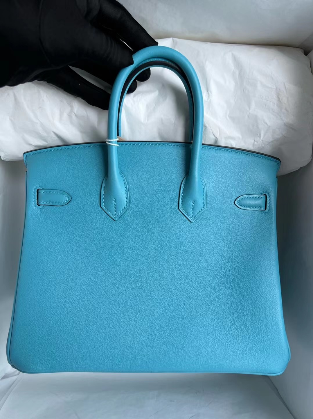新加坡愛馬仕包包官網 Singapore Hermès Birkin 25 swift Bleu Du Nord 北方藍