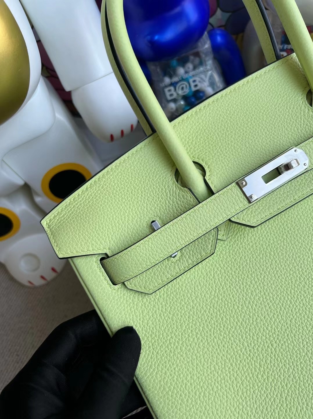 Qatar Doha Hermès Bag price and pictures Birkin 30 Togo Vert Absinthe U 刻