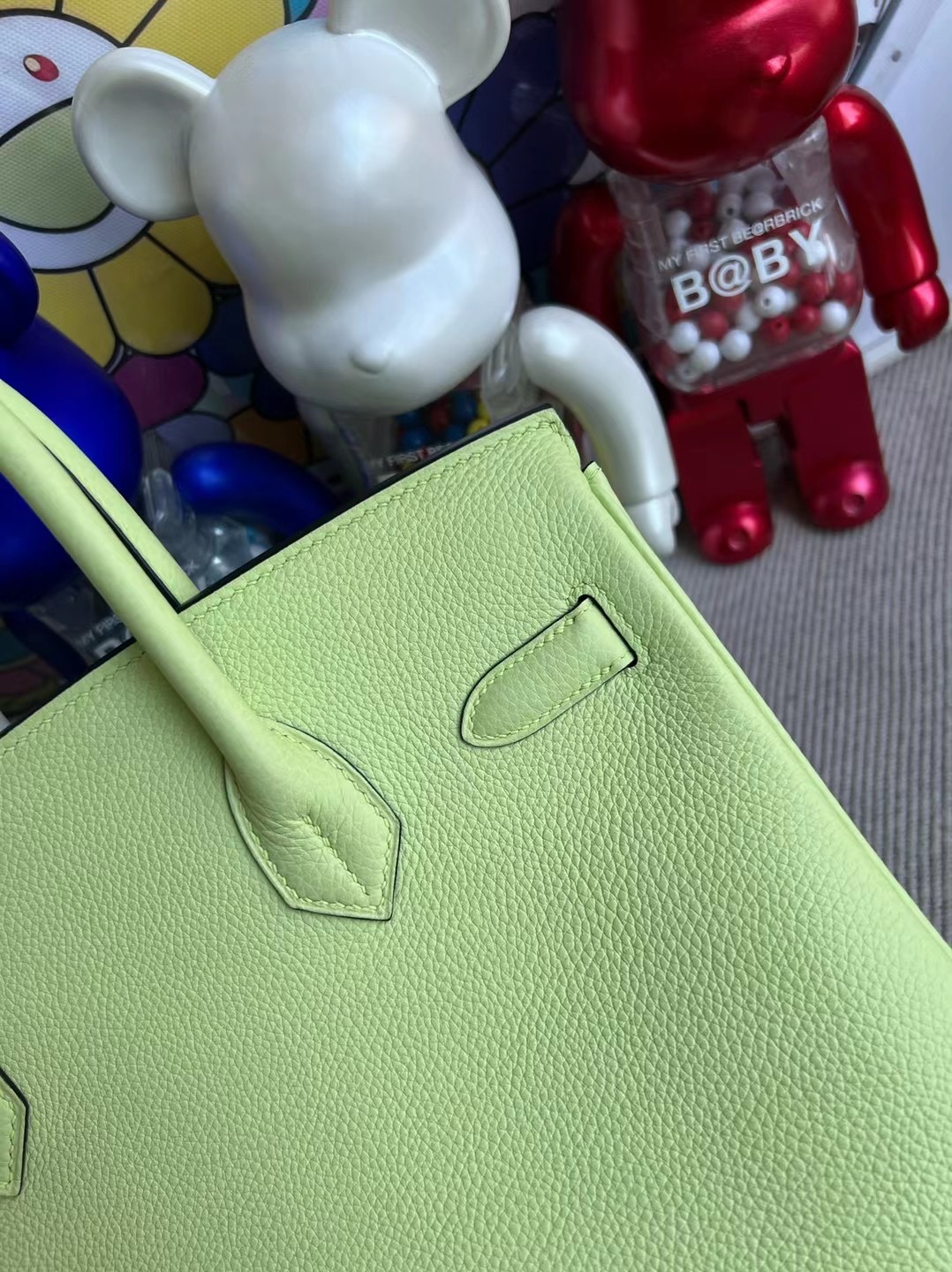 Qatar Doha Hermès Bag price and pictures Birkin 30 Togo Vert Absinthe U 刻