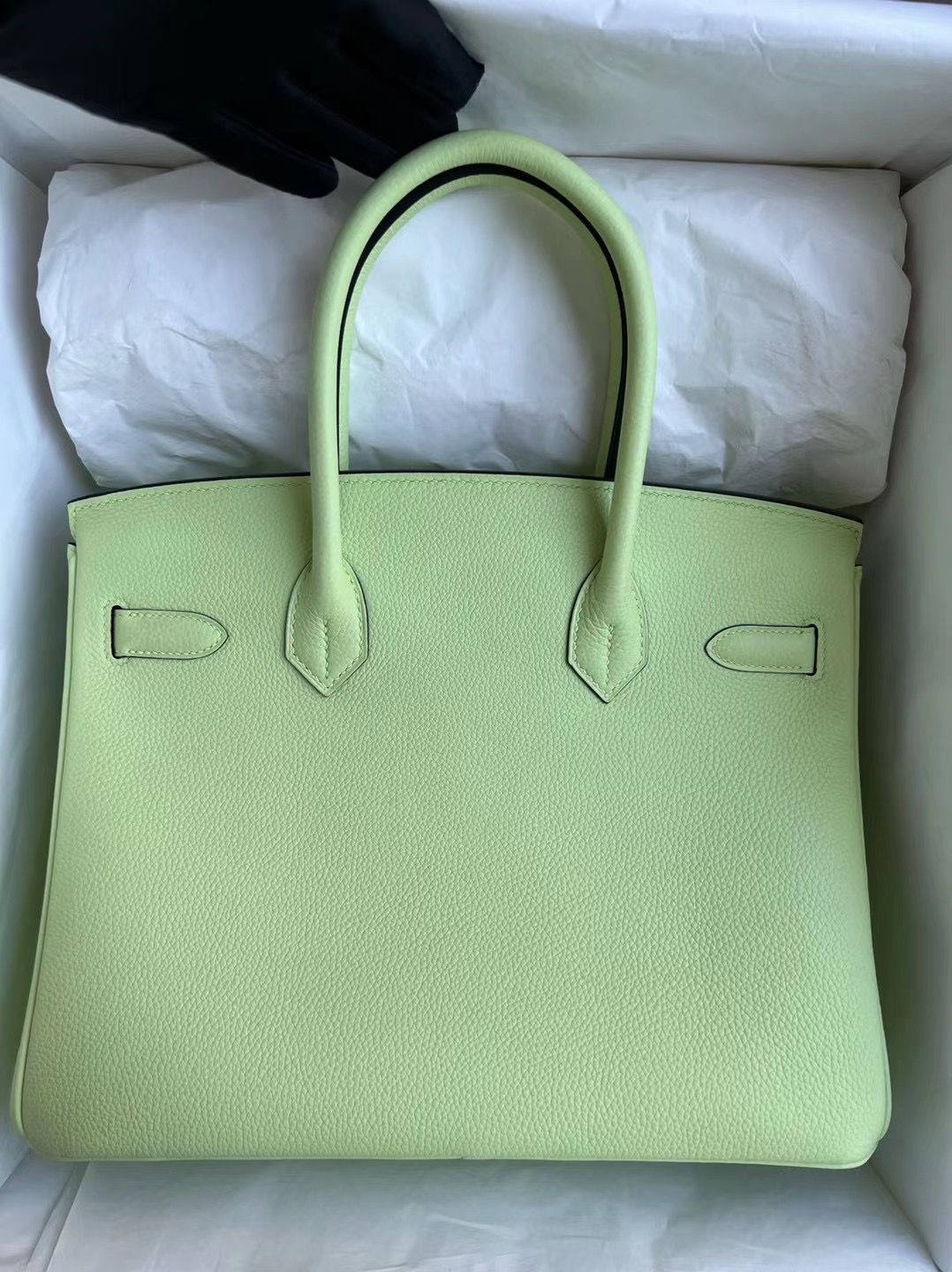 Qatar Doha Hermès Bag price and pictures Birkin 30 Togo Vert Absinthe U 刻