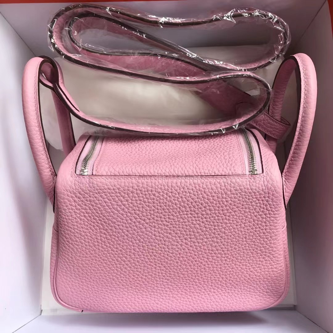 Hermes, Bags, Herms Mini Lindy In Mauve Sylvestre