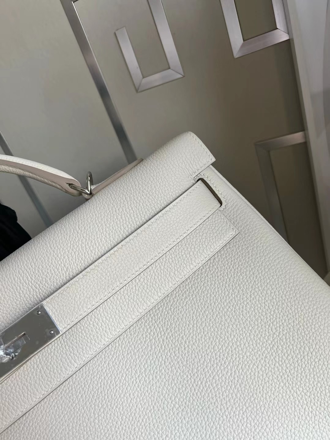 新加坡愛馬仕包包價格 Singapore Hermes Kelly 40cm Togo 10 Craie 奶昔白 銀扣