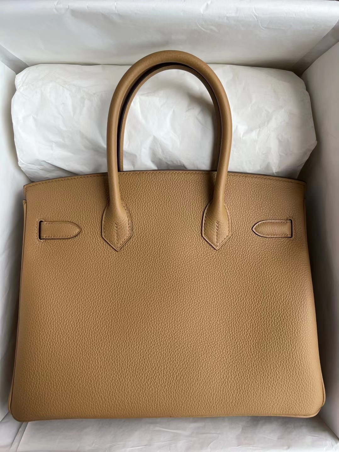 hermes stock price Birkin 30cm Togo Leather CC4B Biscuit 餅幹色 GHW