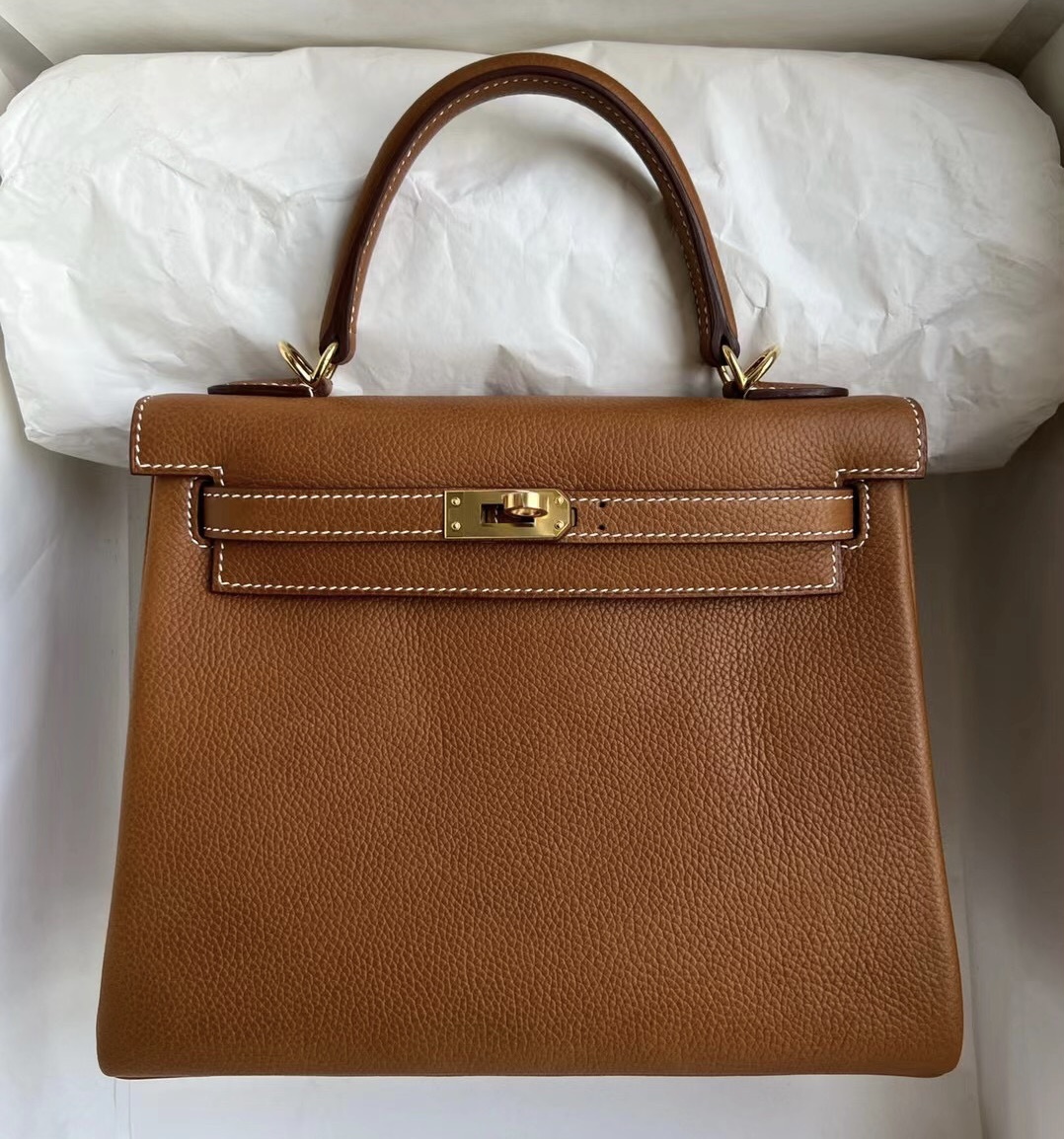 愛馬仕加拿大官網價格 Hermès Kelly 25 Barenia Faubourg 34 Fauve Stamp U