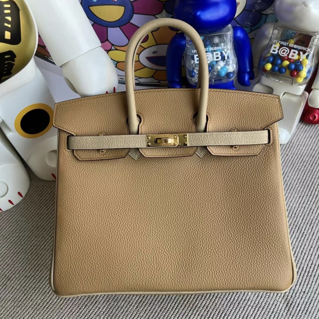 愛馬仕中國官方網站包包價格 Hermes Birkin 25 HSS Togo 4B Biscuit/S2 Trench