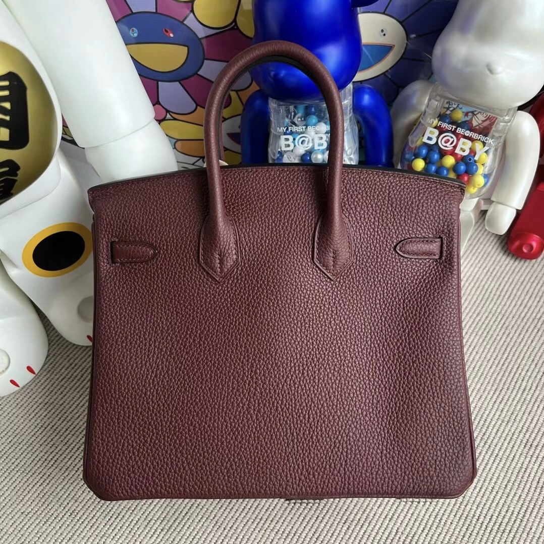 愛馬仕女包 新加坡價格及圖片 Hermes Birkin 25 Togo 57 Bordeaux 波爾多酒紅 金扣