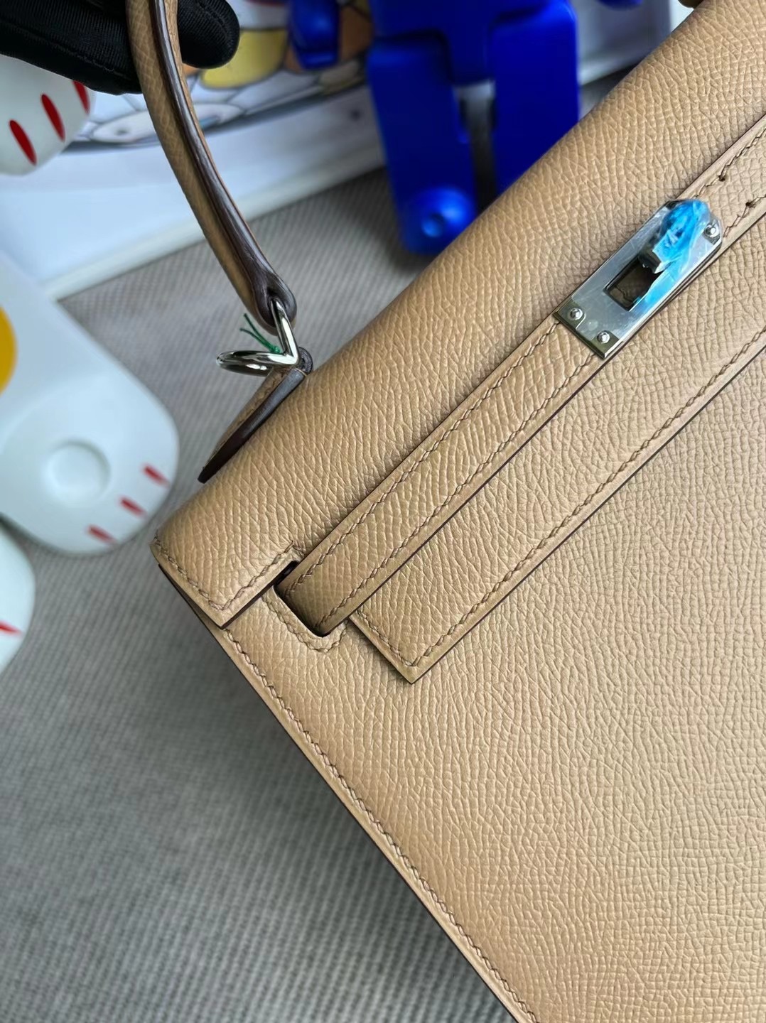 Hermes Kelly 25 Epsom 0M Chai 瑪薩拉茶色 內拼 X9 Mauve Sylvestre 銀扣