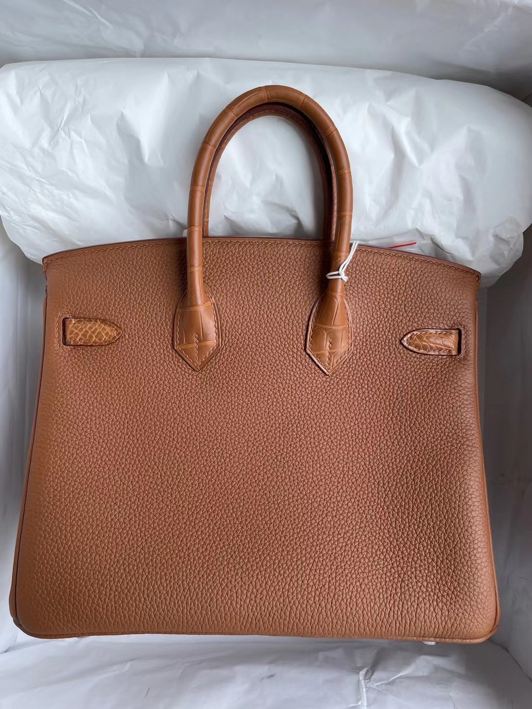 Dubai United Arab Emirates Hermes Birkin 25 Touch 37 Gold Togo /霧面美洲鱷魚