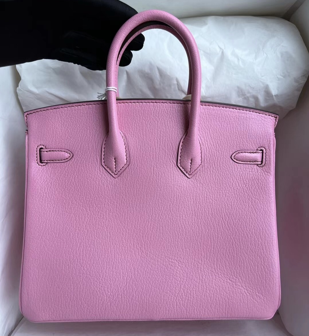 Britain Hermes Birkin 25cm Chevre 山羊皮 5P pink 櫻花粉 金扣