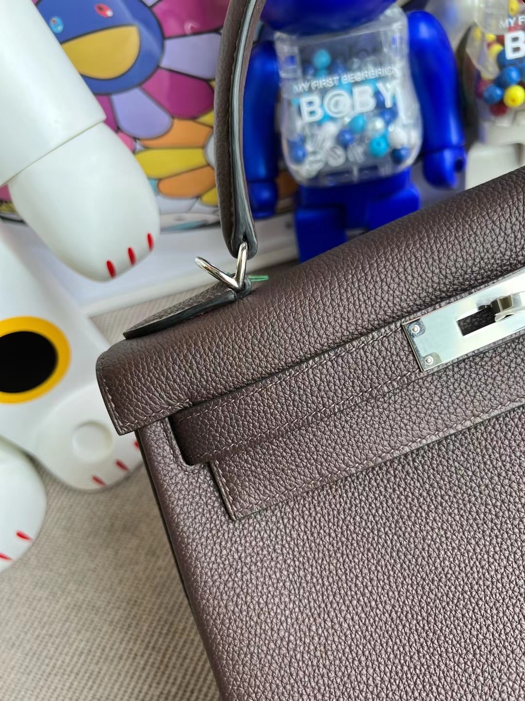 Hermes Kelly 28cm Togo 皮47 Chocolate 巧克力 銀扣 全手工縫製 接受定製