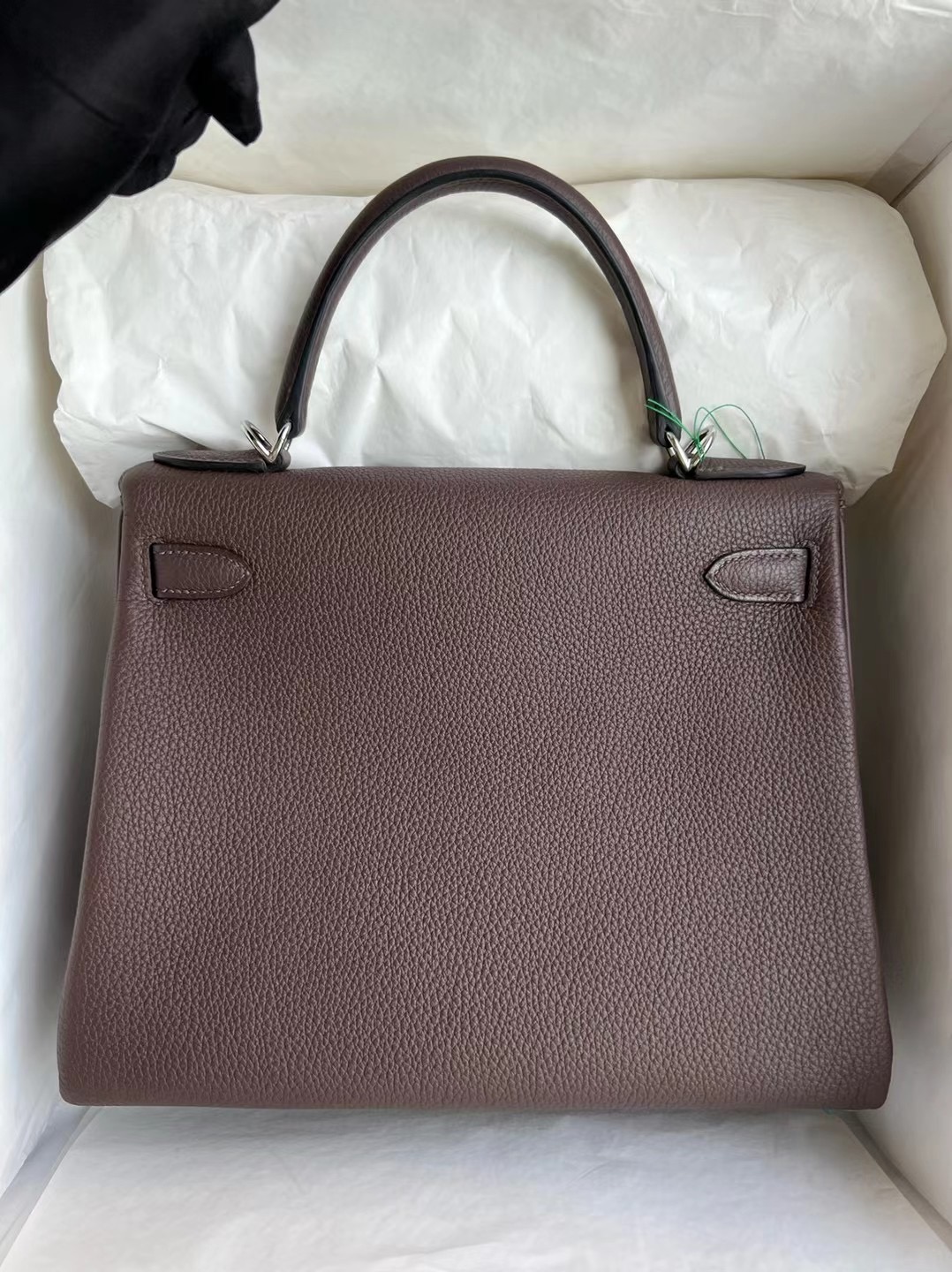 Hermes Kelly 28cm Togo 皮47 Chocolate 巧克力 銀扣 全手工縫製 接受定製