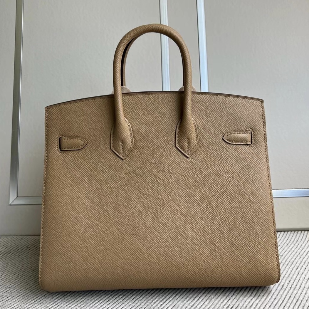 科威特愛馬仕價格 Kuwait Hermes Birkin 25 Epsom Sellier 0M瑪薩拉茶色 金扣