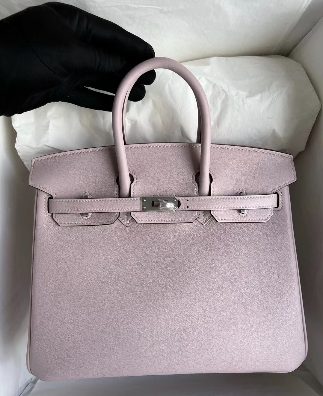 迪拜愛馬仕價格 Dubai Hermes Birkin 25 Swift 4W Glycine 紫藤粉 銀扣