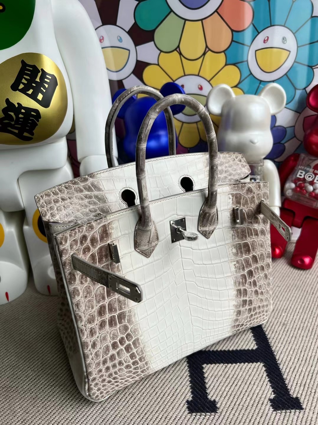 愛馬仕現貨喜馬拉雅 Hermes Birkin 25 Himalaya Niloticus Crocodile