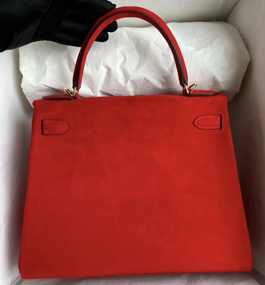 愛馬仕凱莉包28價格 Hermes Kelly 28 Doblis Suede 麂皮 S3 Rose de coeur心紅色金扣