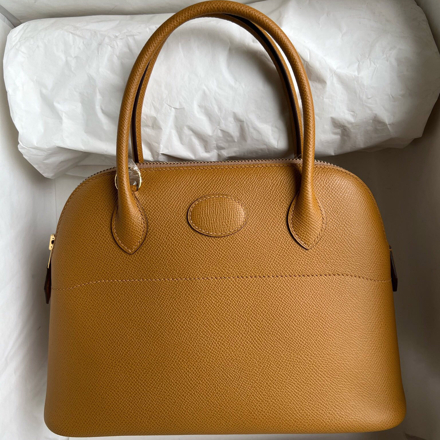 愛馬仕包包中國網站 Hermes Bolide 27cm Epsom 2S sesame 芝麻色 金扣