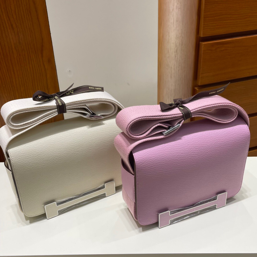 愛馬仕包包木屐包 Hermès Geta bag Chevre Mysore X9 Mauve Sylvestre 锦葵紫