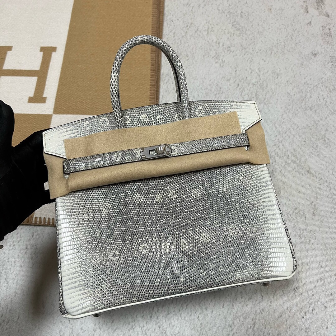 愛馬仕包包價格 Hermes Birkin 25 1B OMBRE LEZARD NATURA LISSE自然色蜥蜴皮