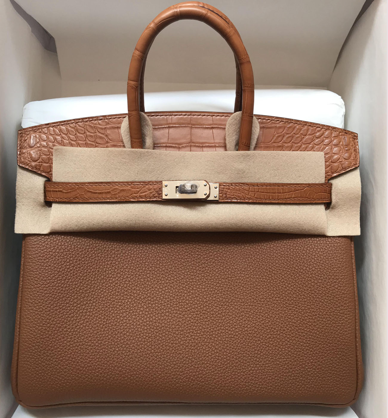 birkin 25 touch gold