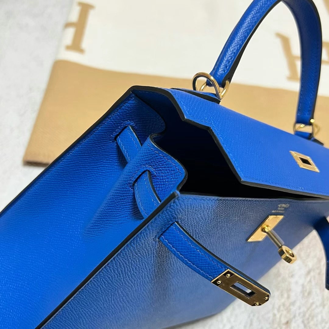 新加坡愛馬仕凱莉包價格 Singapore Hermes Kelly 25 Epsom O8 Bleu Royal 皇家藍