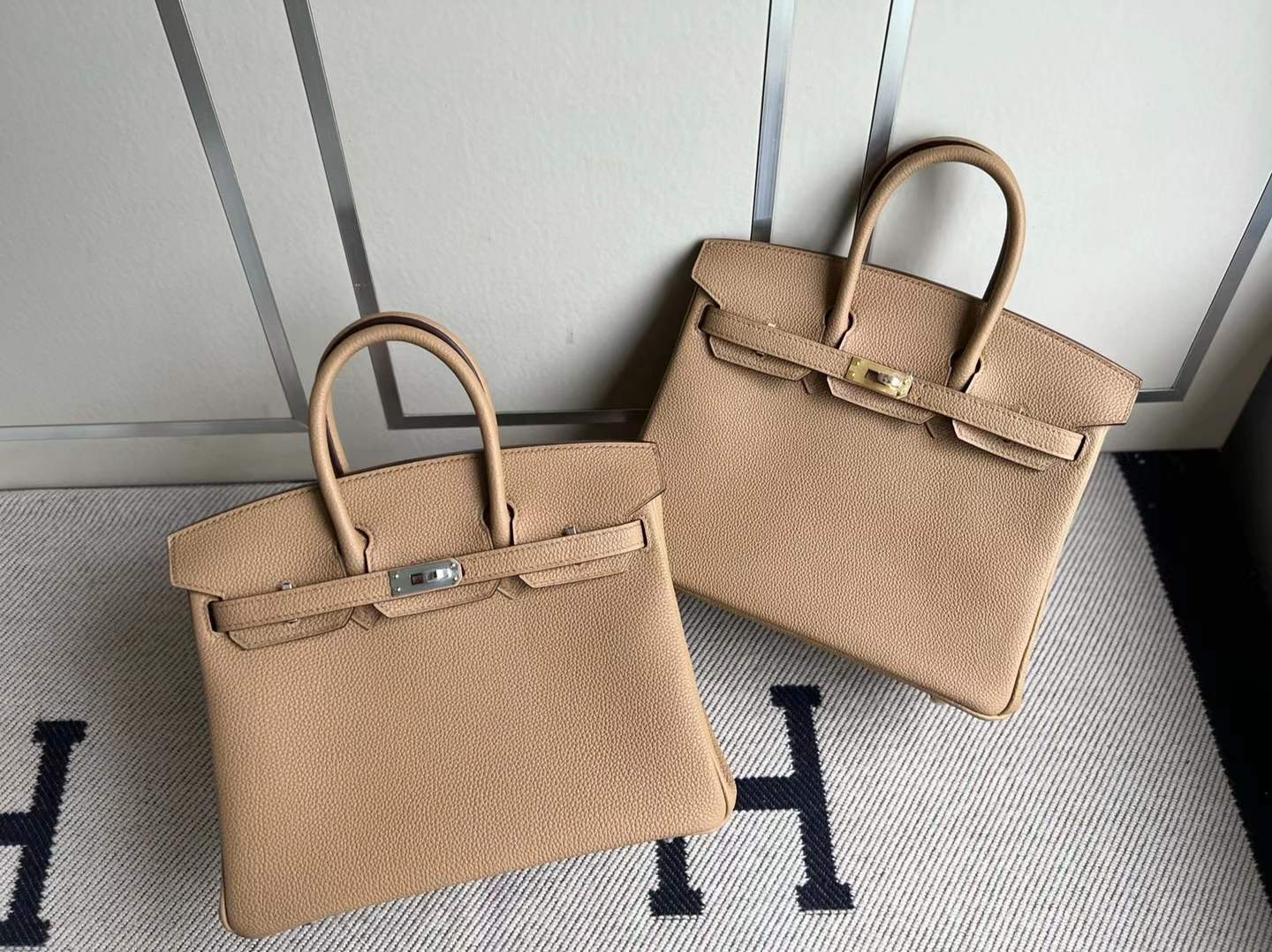 愛馬仕馬來西亞官方網站 Hermes Birkin 25 Togo 0M Chai 瑪薩拉茶色 銀扣