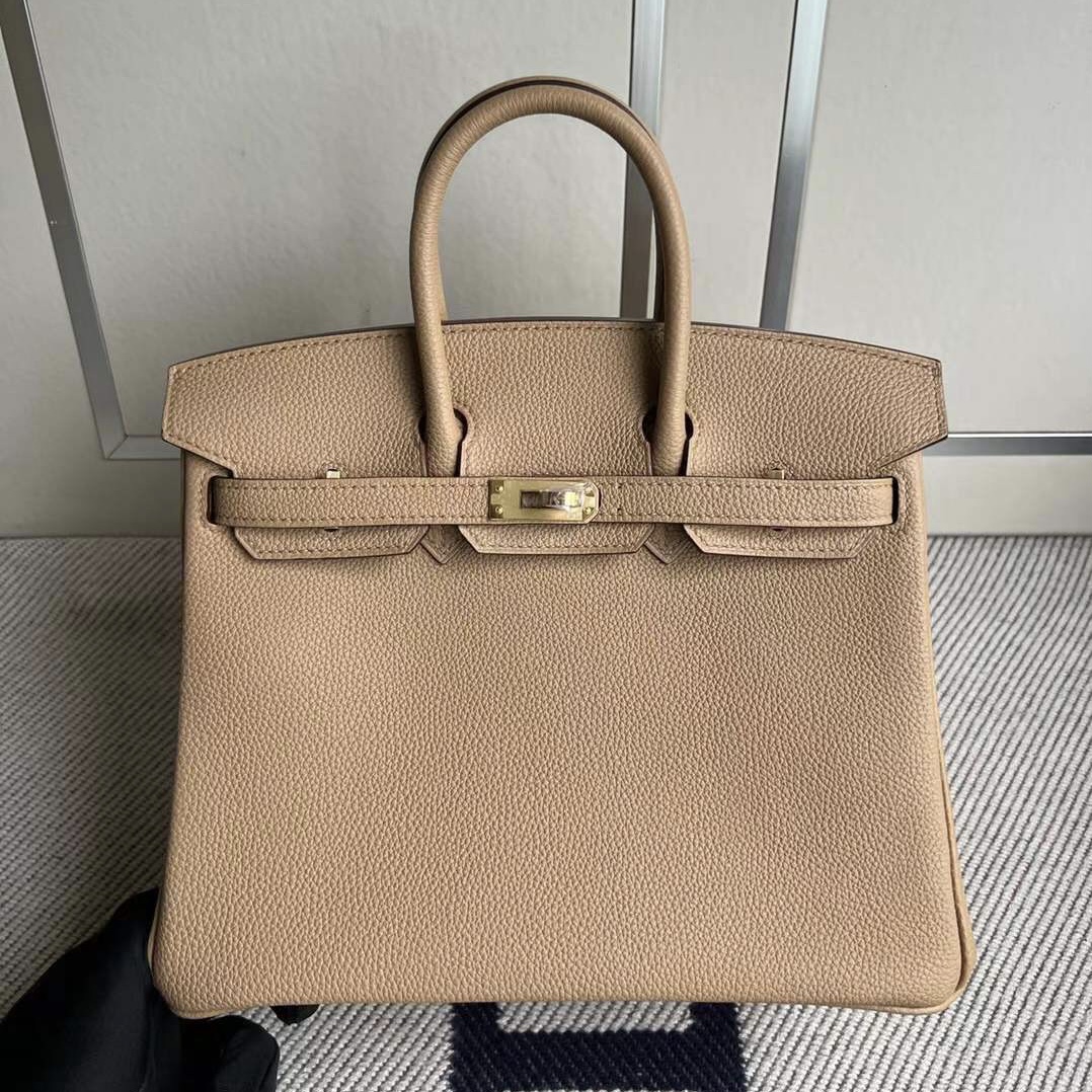 馬來西亞愛馬仕專賣店 Hermes Birkin 25 Togo 0M Chai 瑪薩拉茶色 金扣