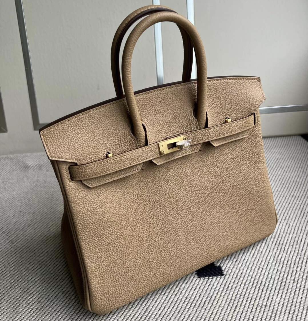 馬來西亞愛馬仕專賣店 Hermes Birkin 25 Togo 0M Chai 瑪薩拉茶色 金扣