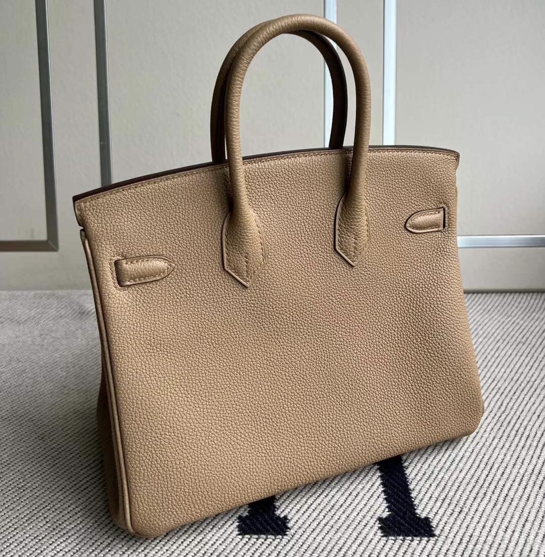 馬來西亞愛馬仕專賣店 Hermes Birkin 25 Togo 0M Chai 瑪薩拉茶色 金扣