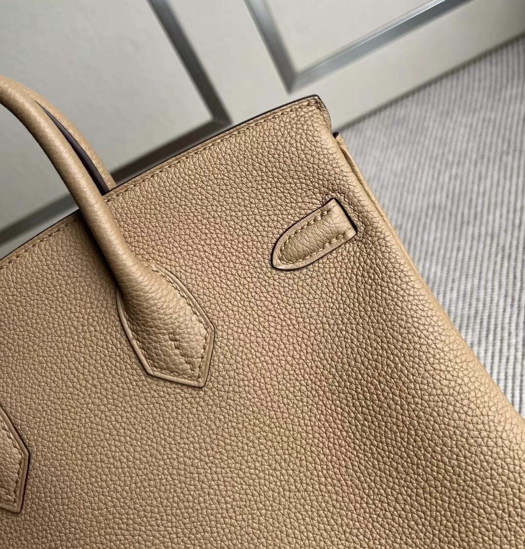 馬來西亞愛馬仕專賣店 Hermes Birkin 25 Togo 0M Chai 瑪薩拉茶色 金扣