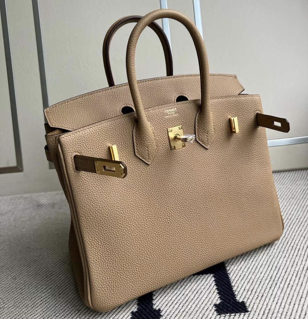 馬來西亞愛馬仕專賣店 Hermes Birkin 25 Togo 0M Chai 瑪薩拉茶色 金扣