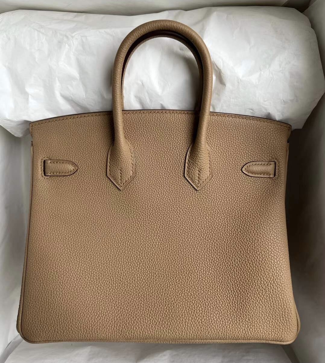 馬來西亞愛馬仕專賣店 Hermes Birkin 25 Togo 0M Chai 瑪薩拉茶色 金扣