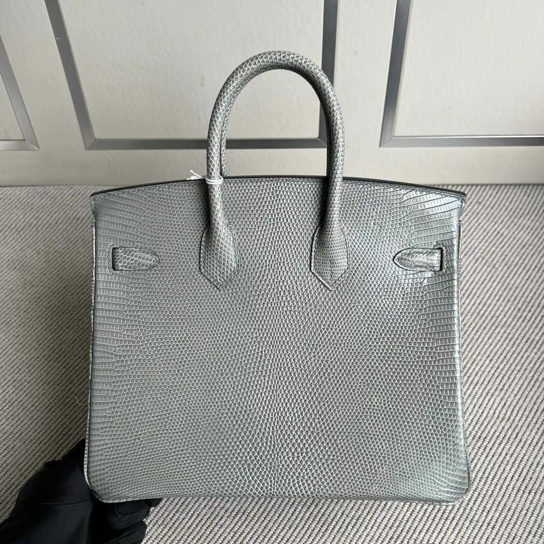 文萊 愛馬仕馬來西亞官方網站 Birkin 25 Lizard 進口蜥蜴皮 Gris Tourterelle 斑鳩灰金扣