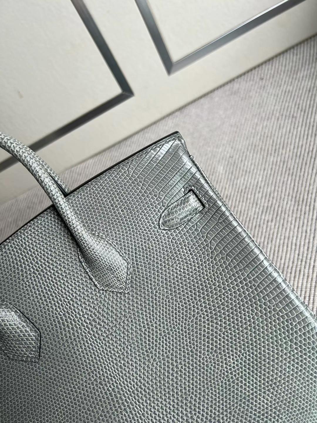 文萊 愛馬仕馬來西亞官方網站 Birkin 25 Lizard 進口蜥蜴皮 Gris Tourterelle 斑鳩灰金扣