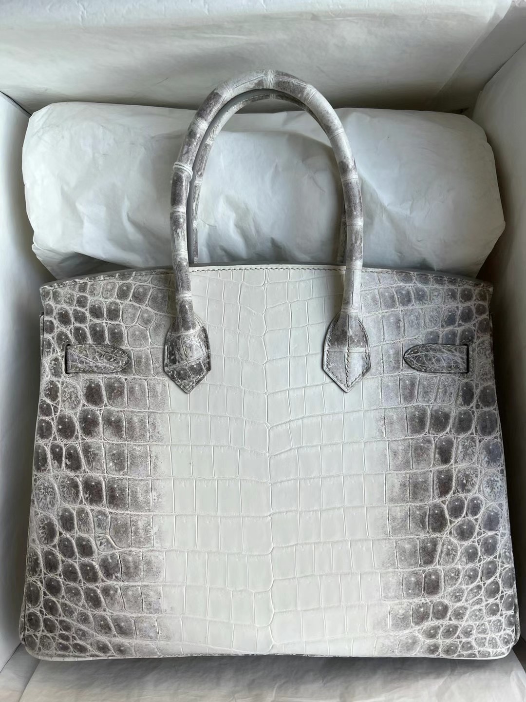 愛馬仕鉑金包喜馬拉雅鱷魚皮  Hermes Birkin 30 Himalayan