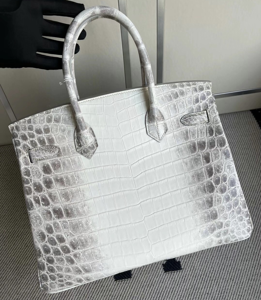 愛馬仕鉑金包喜馬拉雅鱷魚皮  Hermes Birkin 30 Himalayan