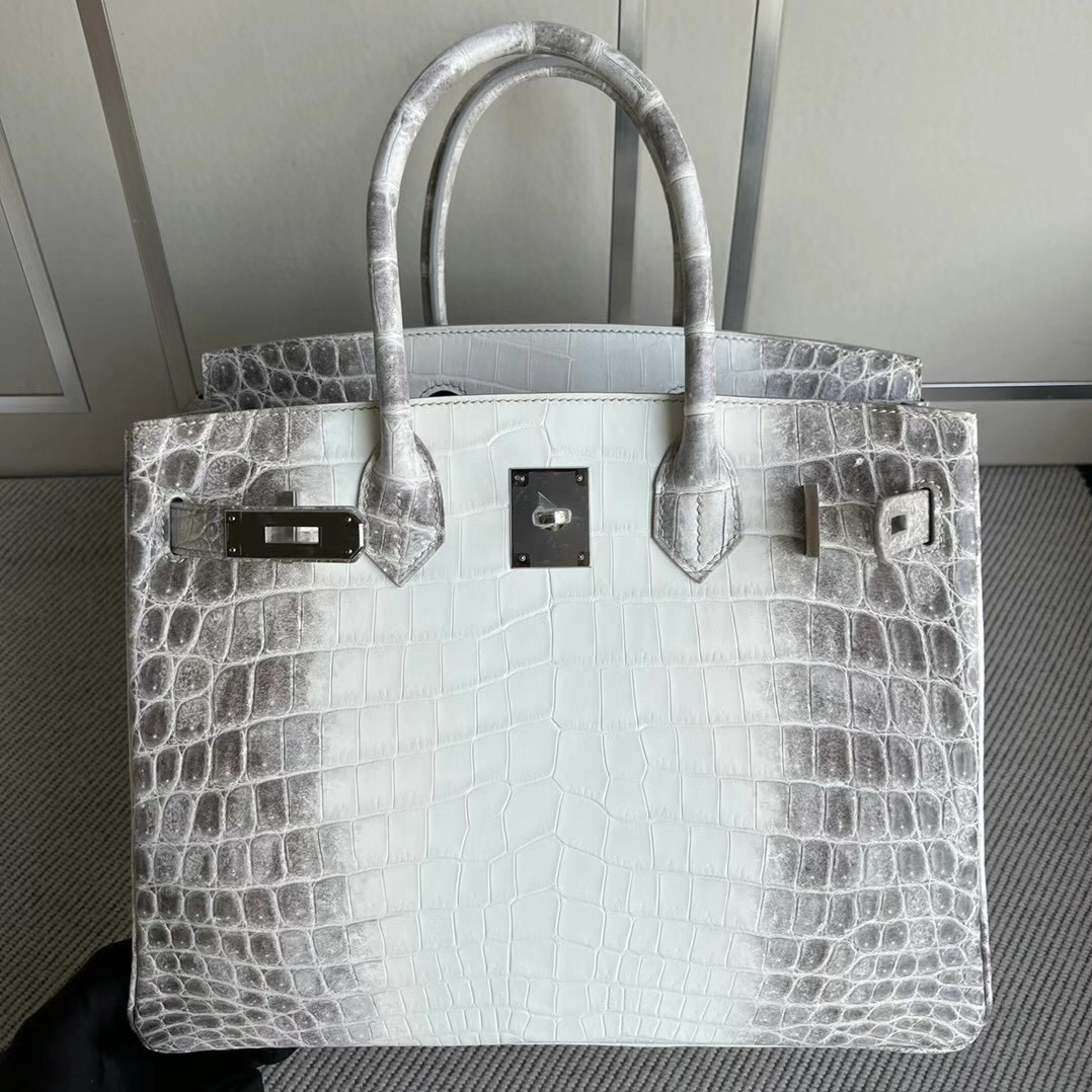 愛馬仕鉑金包喜馬拉雅鱷魚皮  Hermes Birkin 30 Himalayan