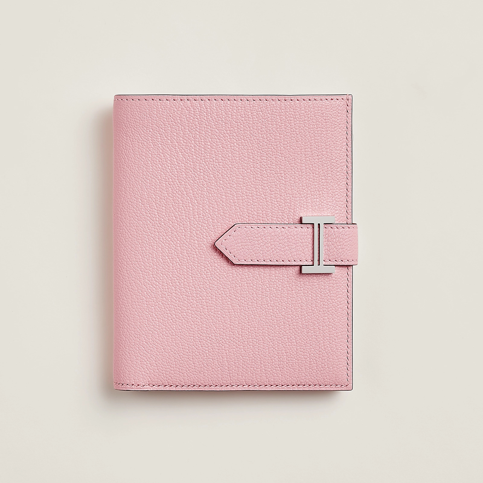 愛馬仕臺灣網站 Hermes Bearn Short Wallet Mysore山羊皮短錢包 CK3Q 櫻花粉